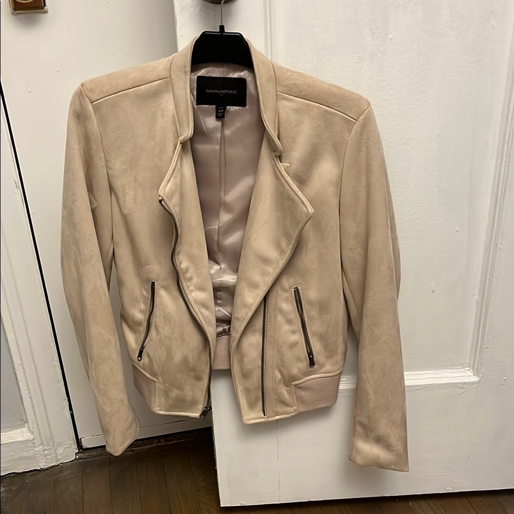 Beige Suede Jacket